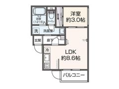 calm下曽根の間取り画像