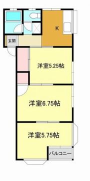 サンコーポかぶらき西久保の間取り画像