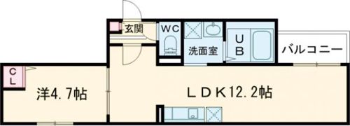 Jack koshinⅠの間取り画像