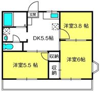 MINT HOUSE B棟の間取り画像