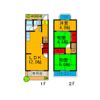 テラスハウス若林の間取り画像