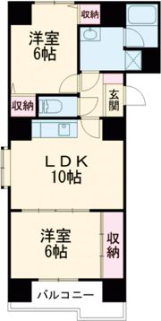 朝日プラザ高松エルグの間取り画像