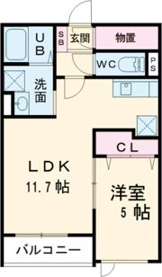 Lien Fort Wakakusa（リアンフォールワカクサ）の間取り画像