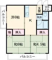 ヒロハウスの間取り画像