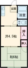 サンライフ松本D棟の間取り画像
