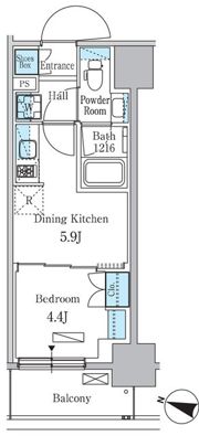 パークアクシス板橋本町ステーションゲートの間取り画像