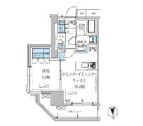 パークアクシス上野三丁目の間取り画像