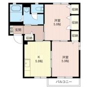 アルタイルBの間取り画像