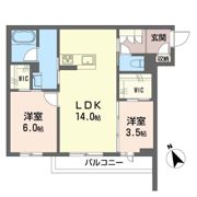 ベトン アジュール ひらまつの間取り画像