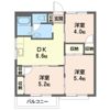 メゾンベル Aの間取り画像
