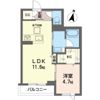 アリスティオ緑町の間取り画像