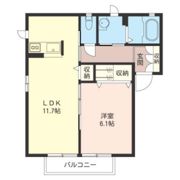 カメリアハイツAの間取り画像