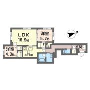 トゥージュールの間取り画像