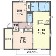 リヴェールBの間取り画像