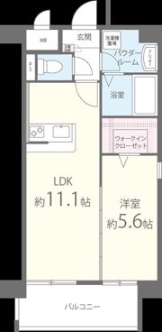 ラフレシーサ医大通りの間取り画像