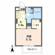 パークサイド高田 Bの間取り画像