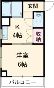 ハイツ有瀬の間取り画像