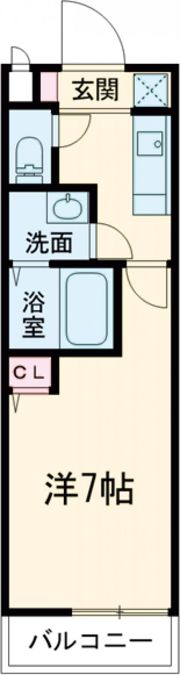 AⅡ南武庫之荘の間取り画像