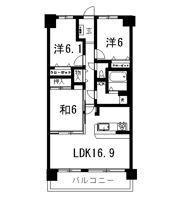 サントノーレ高須の間取り画像