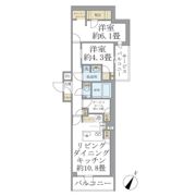 コンポジット渋谷初台の間取り画像