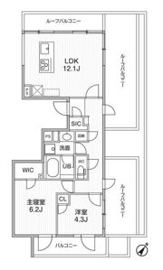 コンポジット渋谷初台の間取り画像