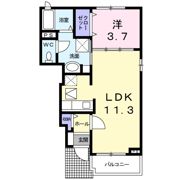 アスカ Cの間取り画像