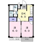 前田ハイツの間取り画像