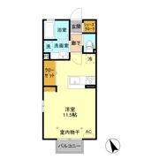 セントラル ヴィレッジ Bの間取り画像