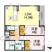 D-ROOM東手城の間取り画像