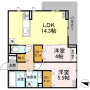 D-ROOM東手城の間取り画像