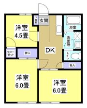 パナハイツ河合Aの間取り画像