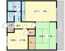 塚本ハイツの間取り画像