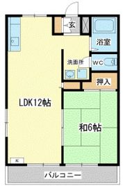 サンライフ森の西の間取り画像