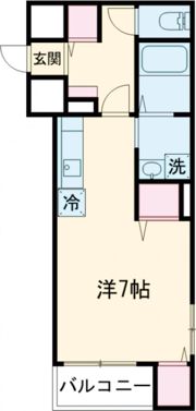 Clair市役所前の間取り画像