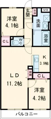 T・フェアリートキワの間取り画像