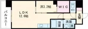 サムティ西熊本の間取り画像
