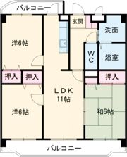 ルアールハイツの間取り画像