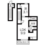 L'essor富沢(レソール)の間取り画像