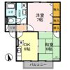 アットホーム花 Aの間取り画像