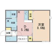 GKレジデンス中州の間取り画像