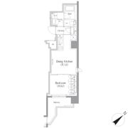 ザ・パークハビオ横浜東神奈川の間取り画像