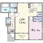 フリーデ Yの間取り画像