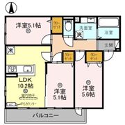 ラフィナスの間取り画像