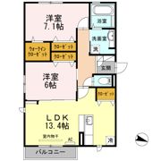 ツインテラス Ⅴの間取り画像