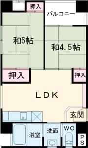 コーポかみすなの間取り画像