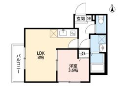 T.Aさいたま市北区大成町4丁目ⅢB棟(ティーエーサイタマシキタクオオナリチョウヨンチョウメサンビートウ)の間取り画像