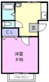 ハイツもみの木A棟の間取り画像