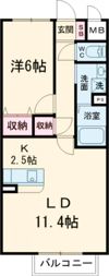 ルーチェshibaの間取り画像
