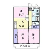 フラッツ前高の間取り画像