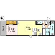 D-ROOM盛岡本宮 C棟の間取り画像